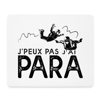 J'peux pas j'ai para parachutisme parachutiste - Tapis de souris (format paysage) - blanc - Devant