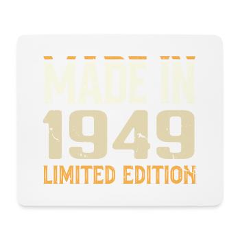 Awesome 1949 Anniversary Gift Since 1949 Retro - Mouse Pad (horizontal) - white - Front