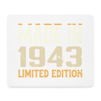 Awesome 1943 Birthday Gift From 1943 Retro - Mouse Pad (horizontal) - white - Front