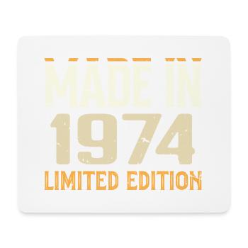 Awesome 1974 Birthday Gift Since 1974 Retro - Mouse Pad (horizontal) - white - Front
