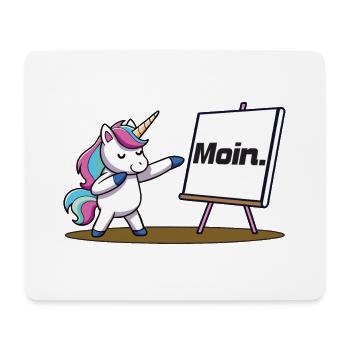 Moin - Mousepad (Querformat) - Weiß - Vorne