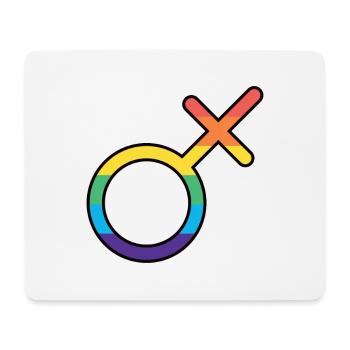 Trans Male Pride - Mousepad (Querformat) - Weiß - Vorne