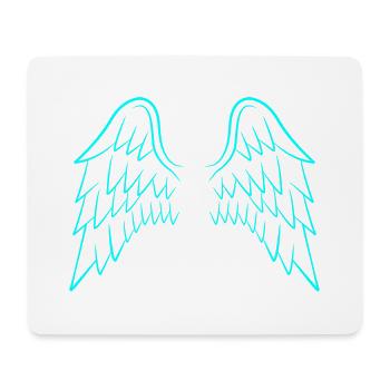 Angel wings wings - Mouse Pad (horizontal) - white - Front