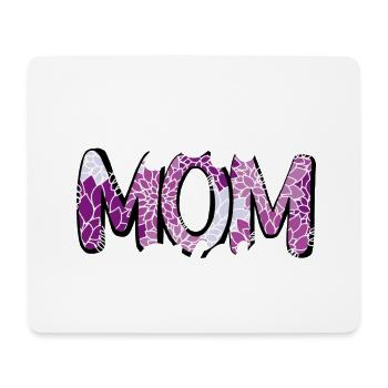 La meilleure maman de tous les temps fleurs fête des mères lettrage amour maman - Tapis de souris (format paysage) - blanc - Devant