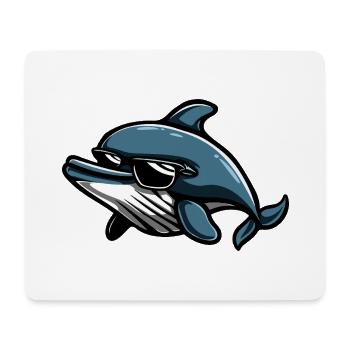 Wal Cool Tier - Mousepad (Querformat) - Weiß - Vorne