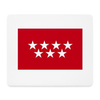 MADRID FLAG - Mousepad (Querformat) - Weiß - Vorne