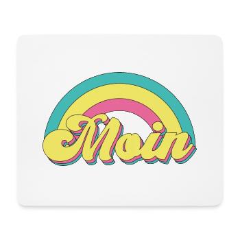 Moin - Mousepad (Querformat) - Weiß - Vorne