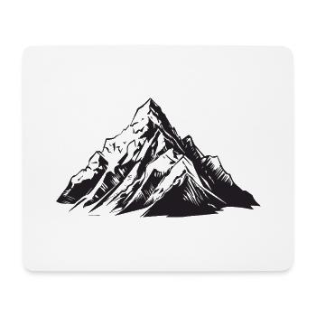 Mountain Symbol Alps - Mouse Pad (horizontal) - white - Front