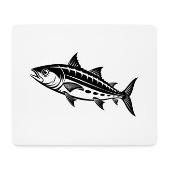 Spanische Makrele - Mousepad (Querformat) - Weiß - Vorne