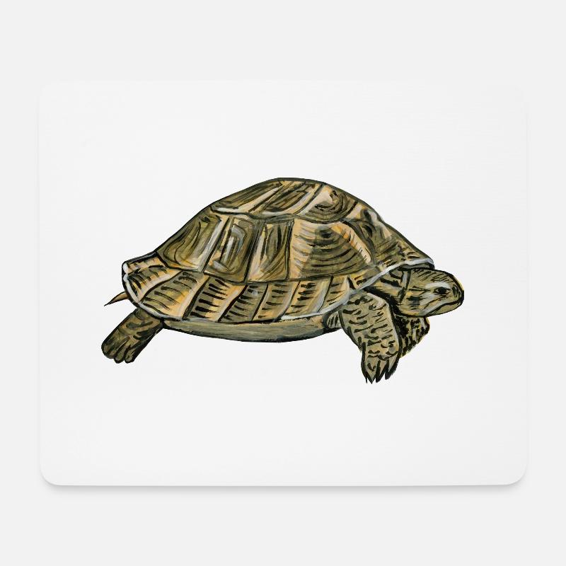Schildkröte - Schildkröte - Mousepad (Querformat) - Weiß