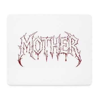 Metal Mutter Rock Musik Hardcore Mama Design - Mousepad (Querformat) - Weiß - Vorne