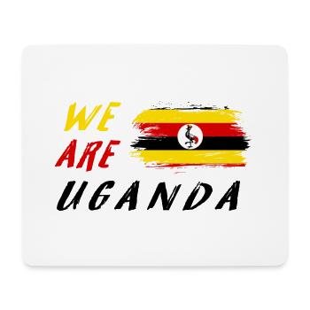 Wir sind Uganda - Mousepad (Querformat) - Weiß - Vorne