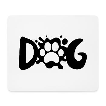DOG PAW HUND - Mouse Pad (horizontal) - white - Front