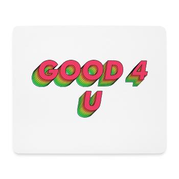 Gut 4 U - Mousepad (Querformat) - Weiß - Vorne