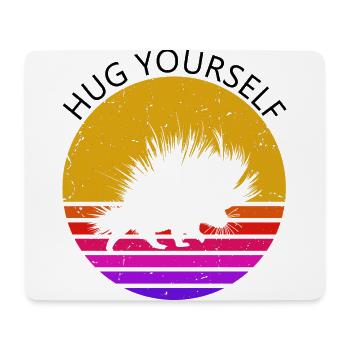 Porc-épics Designs pour les amoureux des animaux Rongeurs - Tapis de souris (format paysage) - blanc - Devant