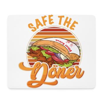 Save the Kebab - Mouse Pad (horizontal) - white - Front