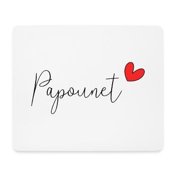 PAPOUNET. PAPA. FÊTE DES PÈRES. BONNE FÊTE PAPA - Tapis de souris (format paysage) - blanc - Devant
