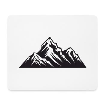 Mountain icon - Mouse Pad (horizontal) - white - Front