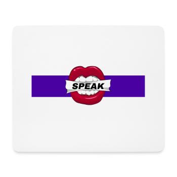 Speak - Mouse Pad (horizontal) - white - Front
