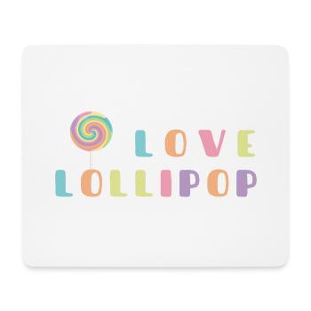 Love Lollipop - Mouse Pad (horizontal) - white - Front