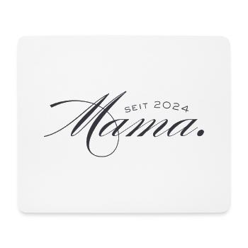 Maman – L’amour porté dans le cœur - Tapis de souris (format paysage) - blanc - Devant