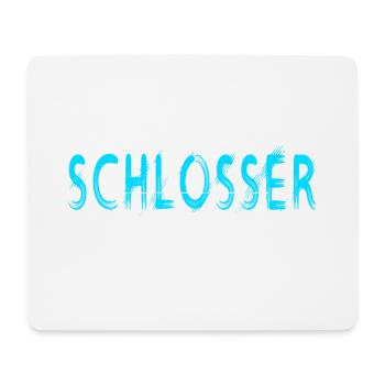 Schlosser Handwerker Design - Mousepad (Querformat) - Weiß - Vorne
