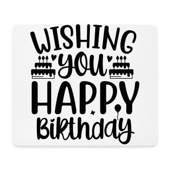Anniversaire Reine 7 Joyeux anniversaire - Tapis de souris (format paysage) - blanc - Devant