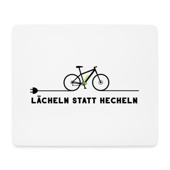 Ebike E-Bike Pedelec Geschenk Fahrrad eMTB - Mousepad (Querformat) - Weiß - Vorne