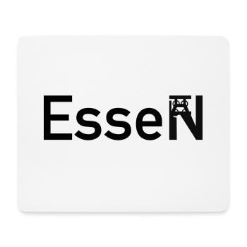 Essen Ortsschild Skyline mit Z. Zollverein - Mousepad (Querformat) - Weiß - Vorne
