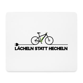 Ebike E-Bike Pedelec Geschenk Fahrrad eMTB - Mousepad (Querformat) - Weiß - Vorne