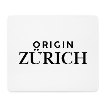 Origin Zurich - Déclaration pour tous les résidents de Zurich - Tapis de souris (format paysage) - blanc - Devant