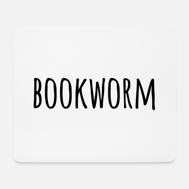 bookworm - Mouse Pad (horizontal) - white