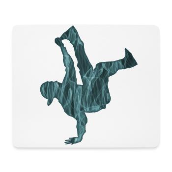 Breakdancer - Mousepad (Querformat) - Weiß - Vorne