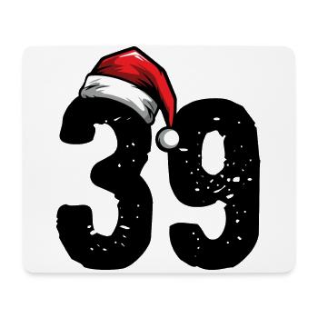 39 Number Christmas - Mouse Pad (horizontal) - white - Front