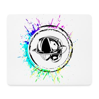 Feuerwehrhelm Symbol - Mousepad (Querformat) - Weiß - Vorne
