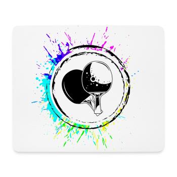 Tischtennis Ping pong Sport - Mousepad (Querformat) - Weiß - Vorne