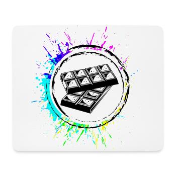 Schokolade Icon Symbol - Mousepad (Querformat) - Weiß - Vorne