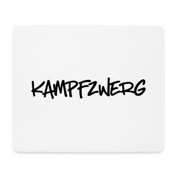Kampfzwerg, kleine Leute, ganz groß - Baby, Kinder - Mousepad (Querformat) - Weiß - Vorne