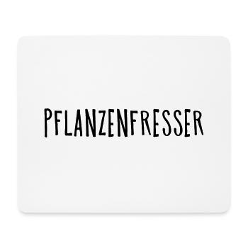 Pflanzenfresser Vegan Geschenk Plant - Mousepad (Querformat) - Weiß - Vorne