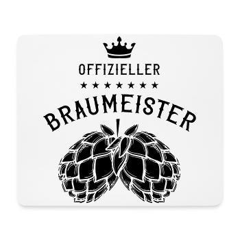 hopfen braumeister - Mousepad (Querformat) - Weiß - Vorne