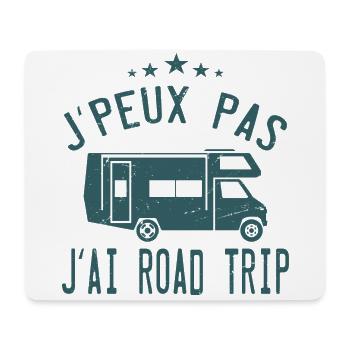 J'peux Pas J'ai Road Trip - Tapis de souris (format paysage) - blanc - Devant