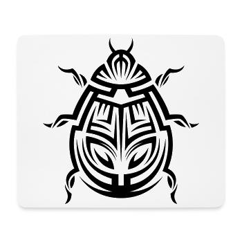 Tatouage tribal Ladybug - Tapis de souris (format paysage) - blanc - Devant