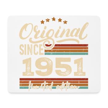 Original 1951 Vintage - 1951 Birthday Gift - Mouse Pad (horizontal) - white - Front