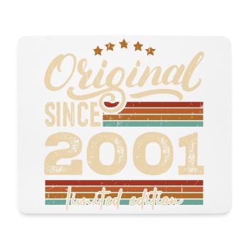 Original 2001 Vintage - Cadeau D’anniversaire 2001 - Tapis de souris (format paysage) - blanc - Devant