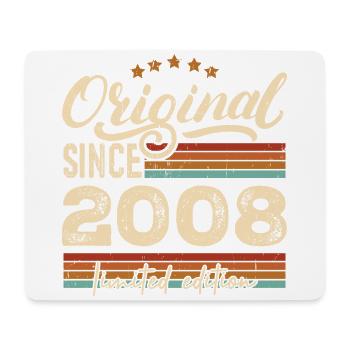 Original 2008 Vintage - 2008 Birthday Gift - Mouse Pad (horizontal) - white - Front