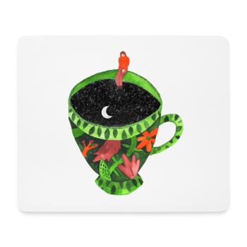 Einsame Frau - Mousepad (Querformat) - Weiß - Vorne
