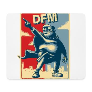 Durchfallmann Motiv "Großes Geschäft" rechteckig - Mousepad (Querformat) - Weiß - Vorne