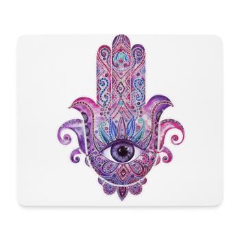 Hamsa - Mousepad (Querformat) - Weiß - Vorne