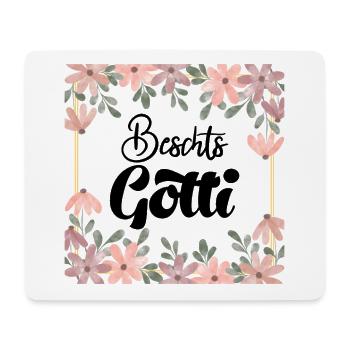 Beschts Gotti Switzerland Godmother ask godmother - Mouse Pad (horizontal) - white - Front