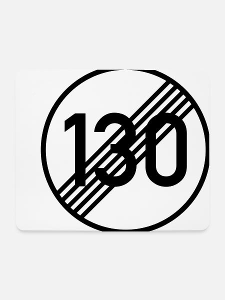 UNBEGRENZT 130 by Unbegrenzt Apparel - Mousepad (Querformat) - Weiß